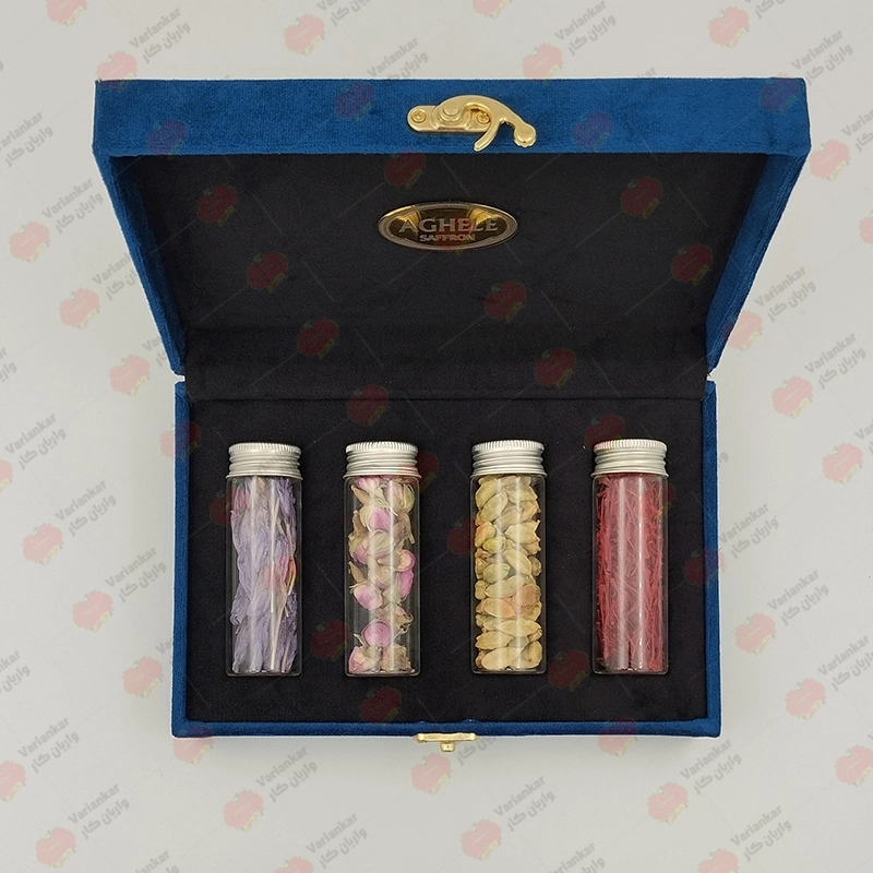 بسته بندی جعبه هدیه زعفران کد 14