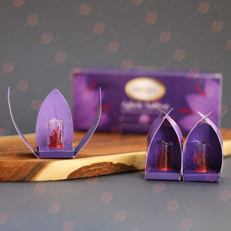 بسته بندی زعفران در جعبه مقوایی کادویی کد 06