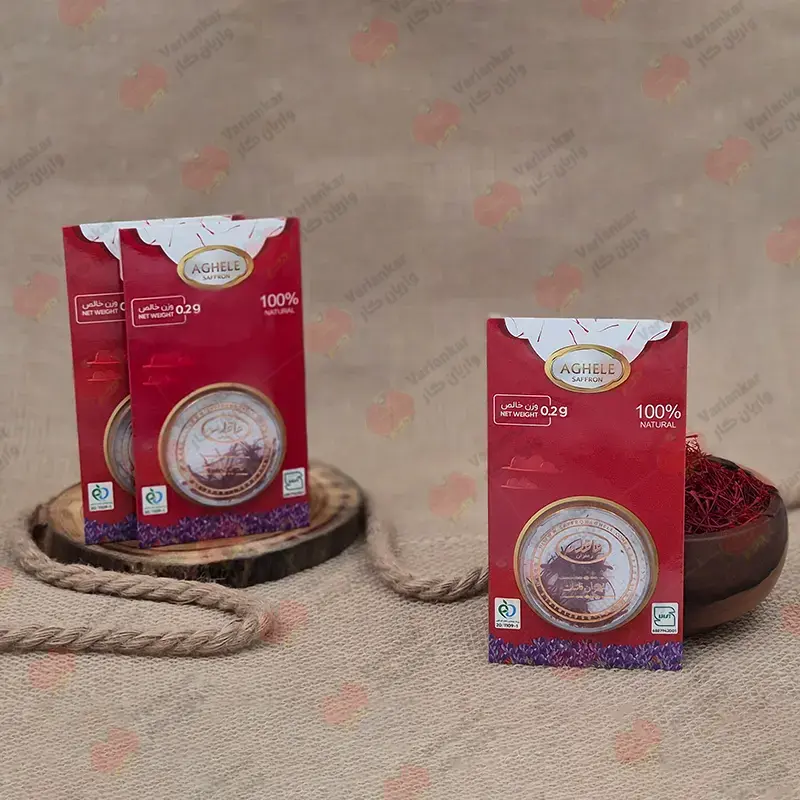 بسته بندی طلقی زعفران کد 07