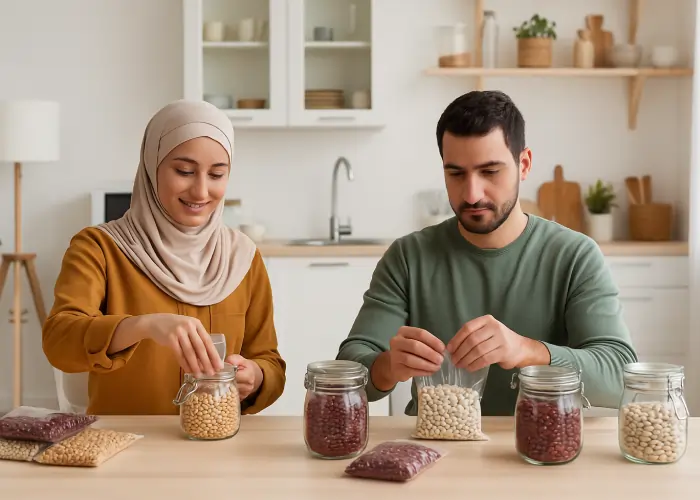 بسته بندی حبوبات در سمنان با پشتیبانی کامل