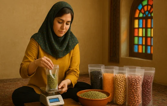 فرآیند شروع همکاری و استخدام در بسته بندی حبوبات در منزل​