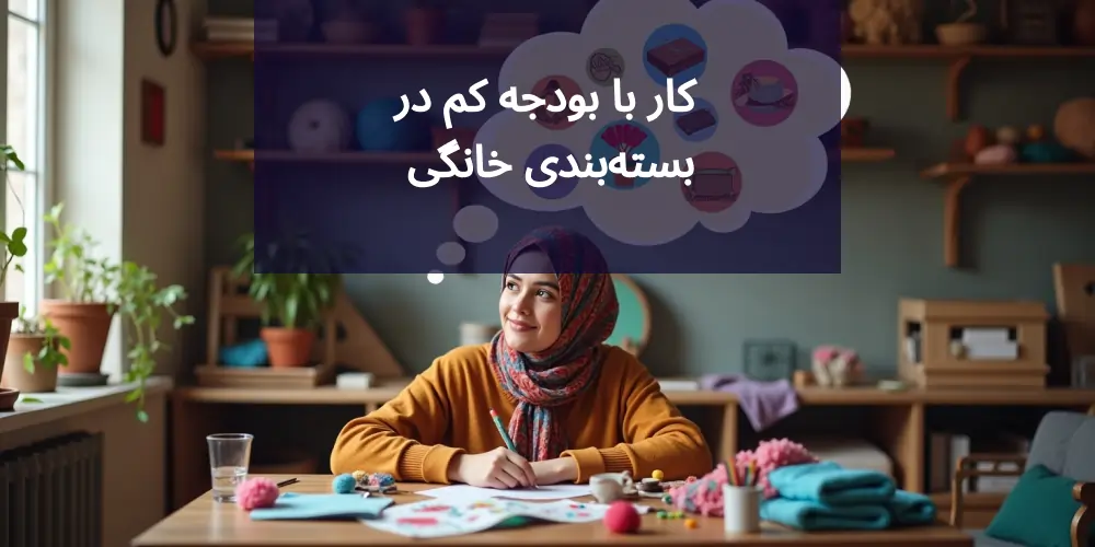 کار با بودجه کم در بسته‌بندی خانگی 