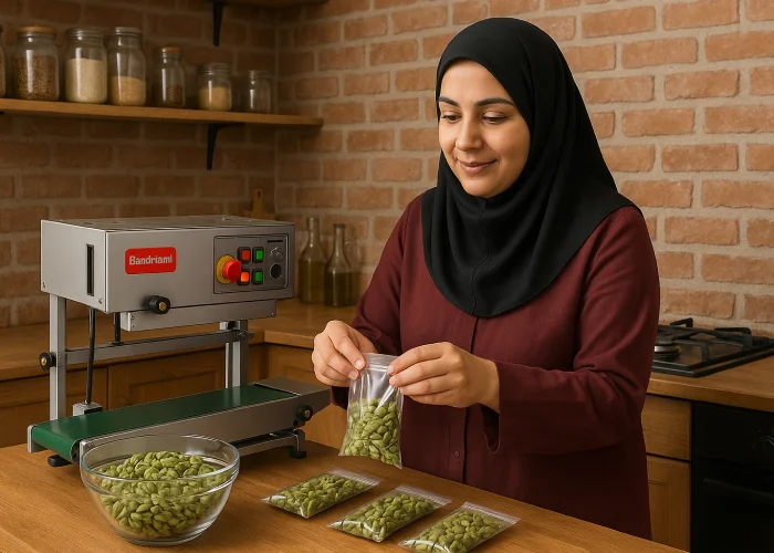 کارگاه خانگی بسته بندی هل در کرمانشاه