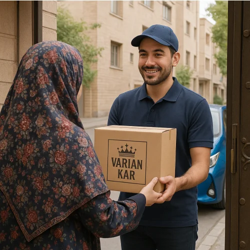 کنترل نهایی و تحویل بسته‌ها بعد از بسته بندی پودر نارگیل در منزل​​