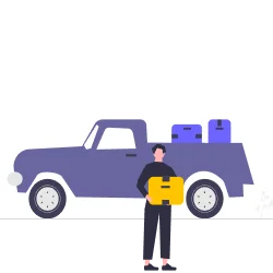 دریافت و شروع بسته بندی اسباب بازی در منزل