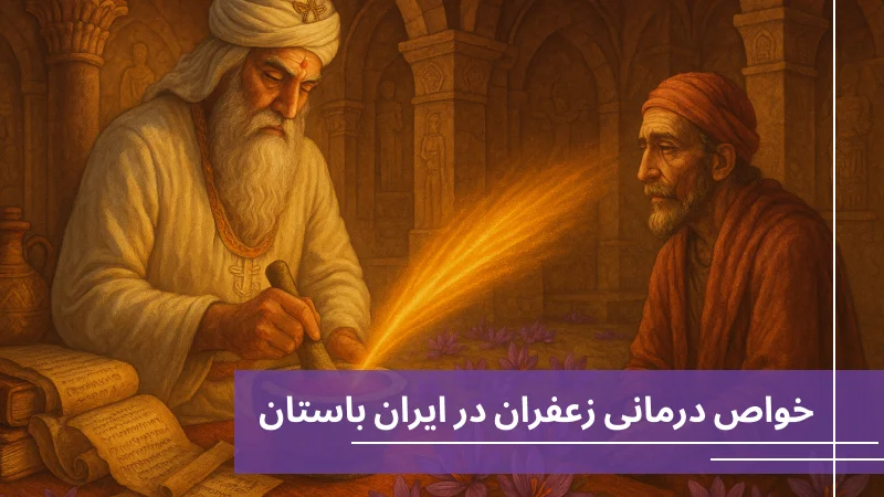 خواص درمانی زعفران در ایران باستان