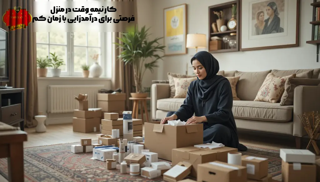 کار نیمه وقت در منزل فرصتی برای درآمدزایی با زمان کم
